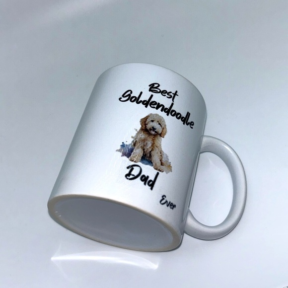 Best‎ Goldendoodle Dad Ever 11oz. Coffee Mug Cup NWT Great Gift Brand New - Picture 6 of 7